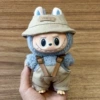Khaki work clothes (fisherman's hat + overalls)