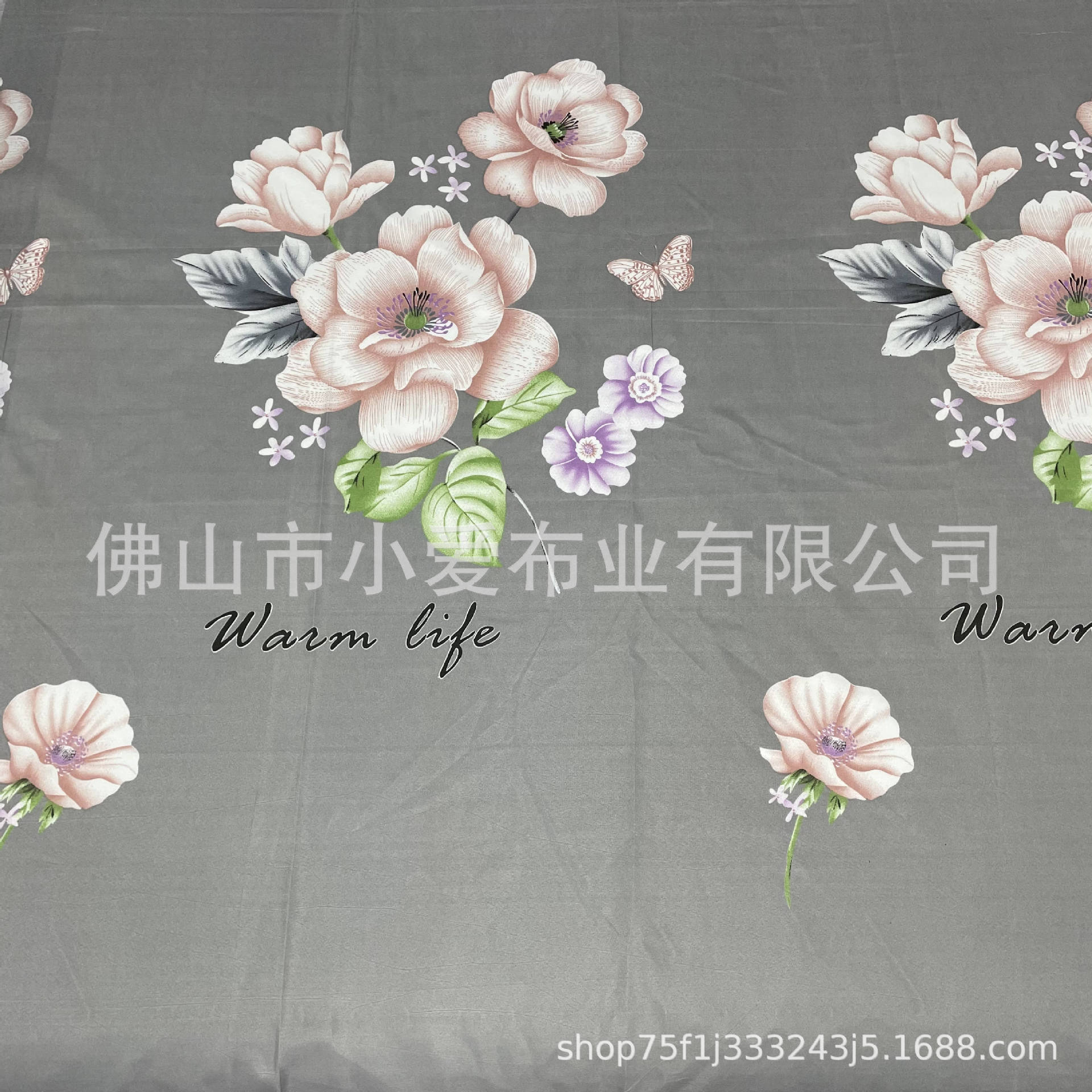 [Fabricante] 70 g mariposa flor de urdimbre tela de colchón precio superior tela de colchón impresa de punto punto image 7
