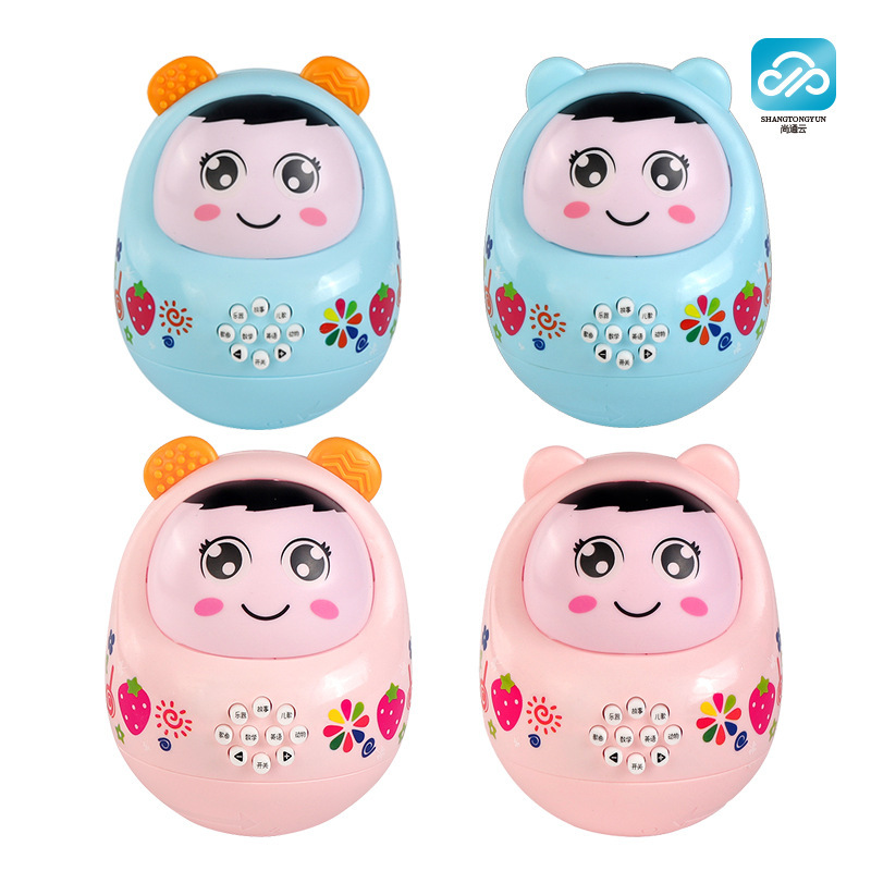 Baby Early Education Story Machine Tumbler Children's Enlightenment Multifunctional Music Lighting Early Education Machine Night Market Stall Toys