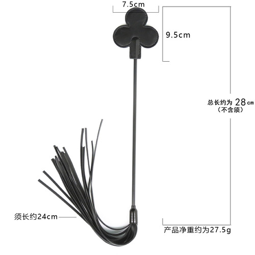 Factory store wholesale sex toys leather heart-shaped hand clap tassel whip plum square spades poker-shaped whip