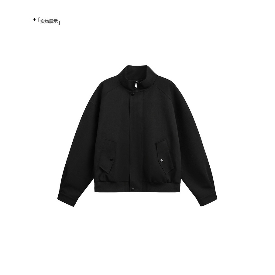 2025 New Short Flight Jacket Men's Spring and Autumn Stylish Stand Collar Trendy Versatile Baseball Jacket