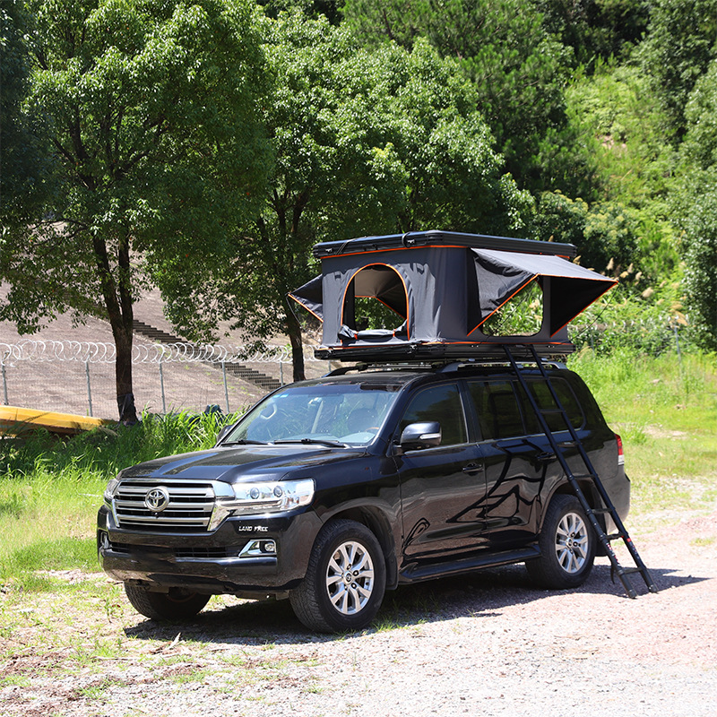 Hard-Top Fully Automatic Roof Outdoor Double Self-Driving Tour Anti-Mosquito Waterproof Car Tent Aluminum Alloy Roof Tent
