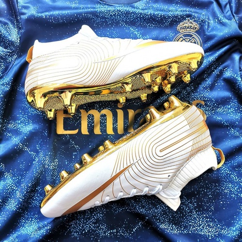 Cross-border gold-plated soccer shoes men's Messi broken spikes middle and large children primary and secondary school students adult competition AG long spike sneakers