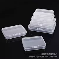 Прозрачная коробка для хранения ресниц Junshi с губкой и карманом для карты, комплект прозрачной коробки, толщина 1,5 см
