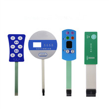 厂家供应薄膜开关PC薄膜按键面板凸薄膜开关柔性薄膜按键开关丝印