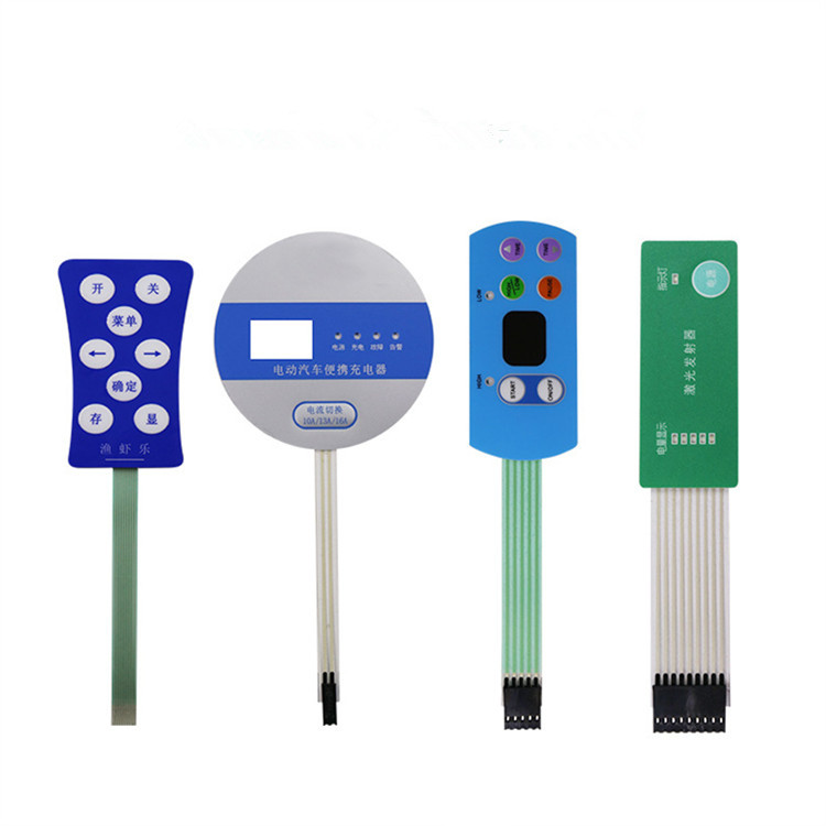 厂家供应薄膜开关PC薄膜按键面板凸薄膜开关柔性薄膜按键开关丝印