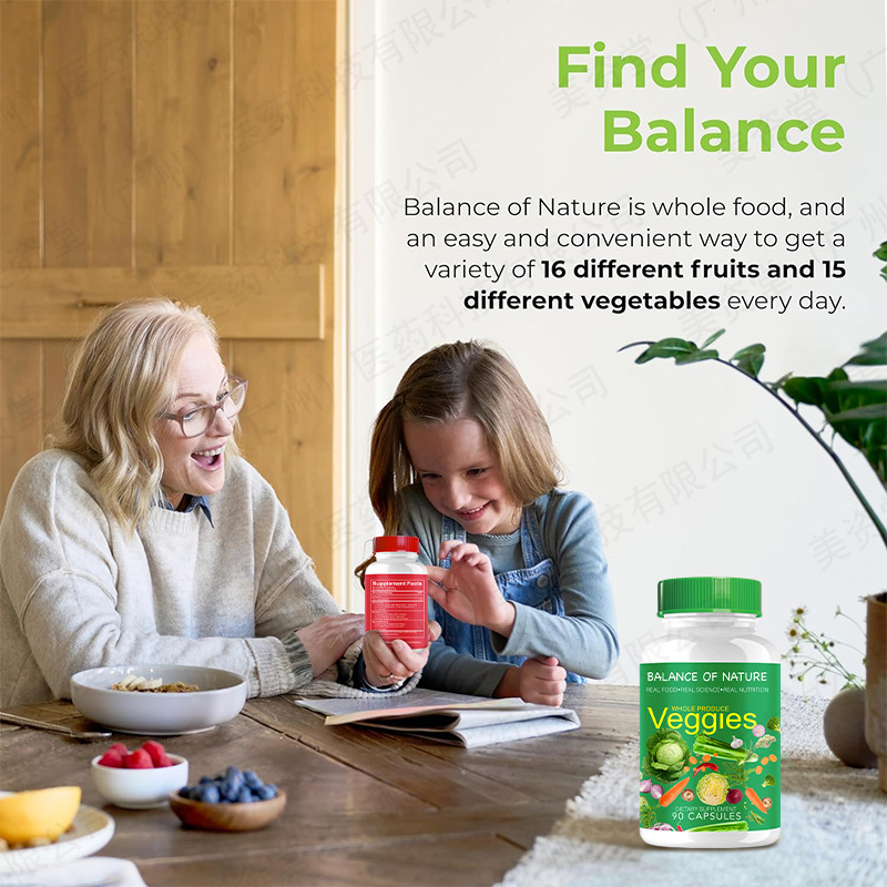 Fruits and Vegetables Capsules, Fruit and Vegetable Capsules, Multivitamin