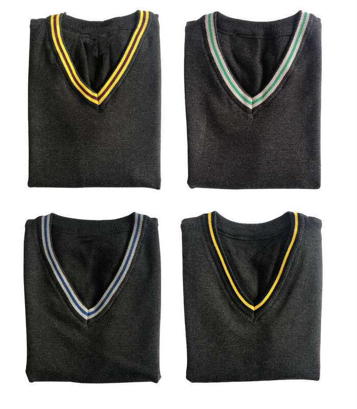 Harry Potter V-Neck Sweater Vest for Men and Women Gryffindor Show Exhibition Daily Spot Factory Exclusive