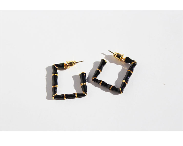 Fashion Geometric Copper Plating Ear Studs 1 Pair