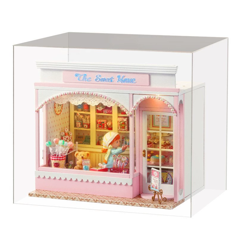 Three dimensional realistic brainteaser, DIY, handicrafts, with little bears, in 3d format