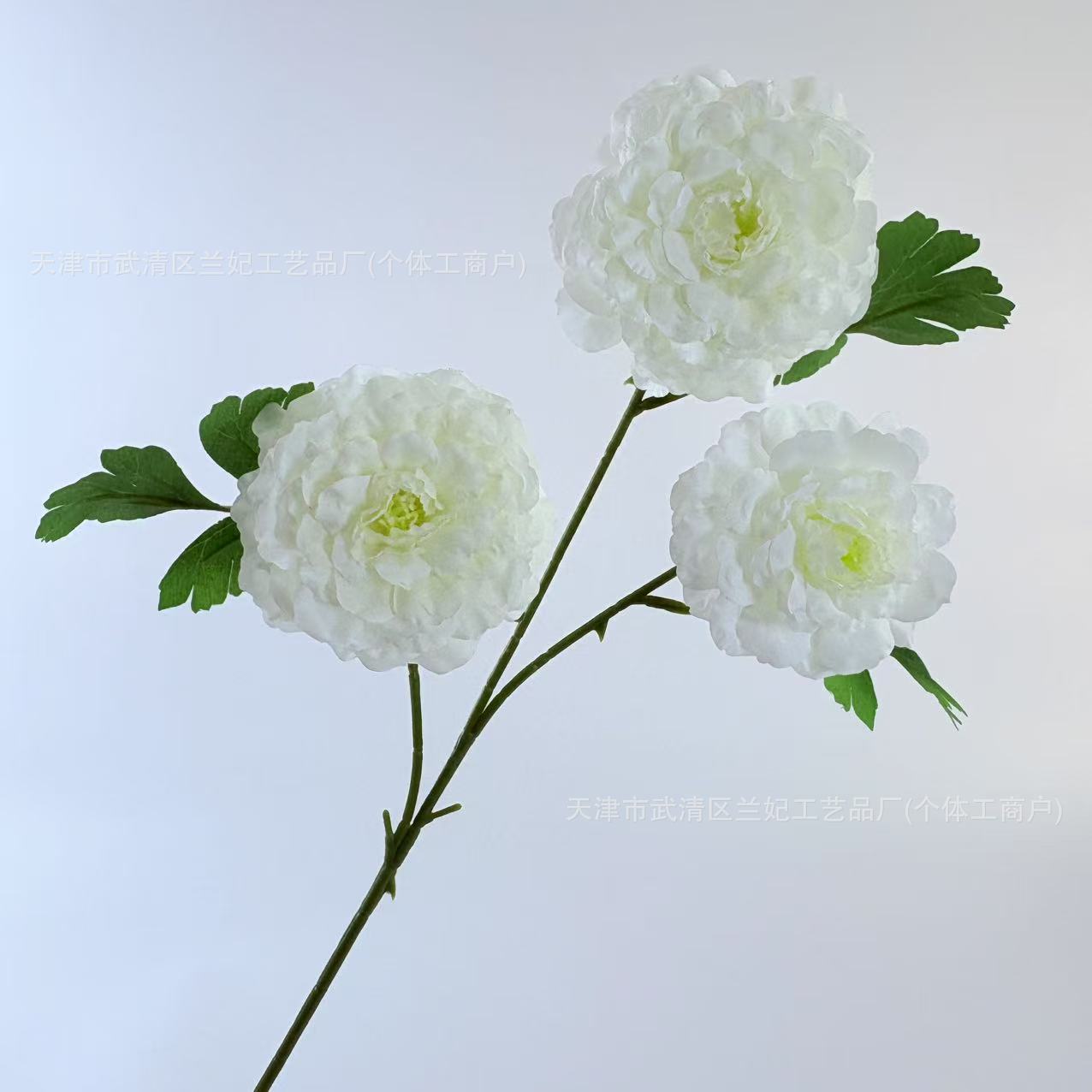 3 flores de seda de peonía flores falsas flores de boda decoración flor adornamiento de la sala de estar props de disparo al por mayor flores de peonía