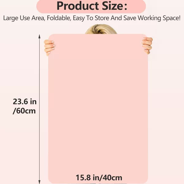 New PVC nail art desktop mat cross-border Amazon home large simple portable mouse pad factory direct sales