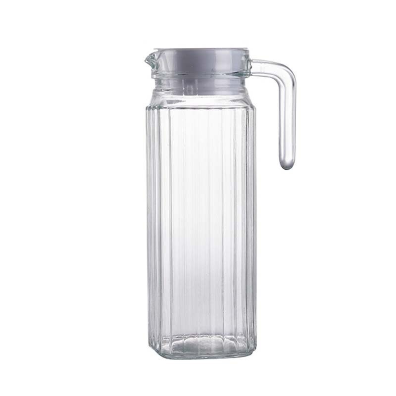 Pot de boca de pato burbujeante fría barra de cerveza de vidrio transparente frutas de té contenedor de cerveza fría agua fría comercial gran olla de cerveza