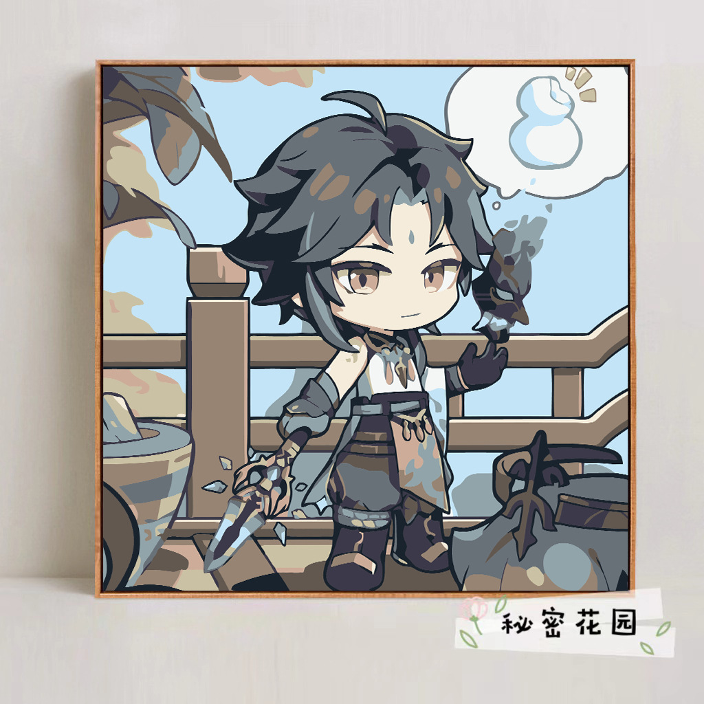 FC274 / 20*20cm バックボード + ペイント + ブラシ
