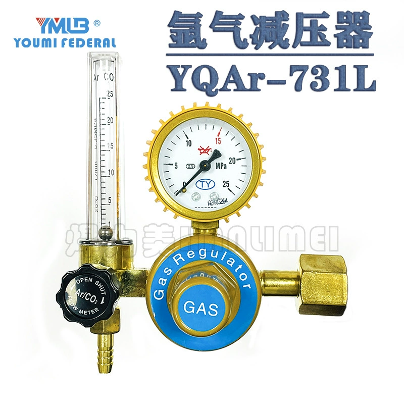 Аргон редуктор YQAr-731L редукционный клапан манометр Аргон цилиндр Специальный аргон счетчик сварки фитинги