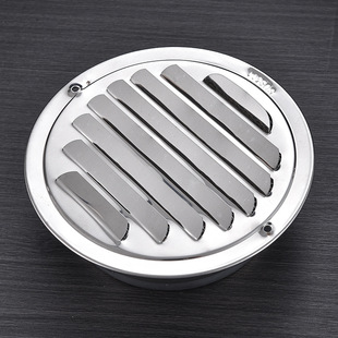 Flat head stainless steel hood rain cover vent breathable exhaust cap range hood smoke exhaust pipe exterior wall air outlet