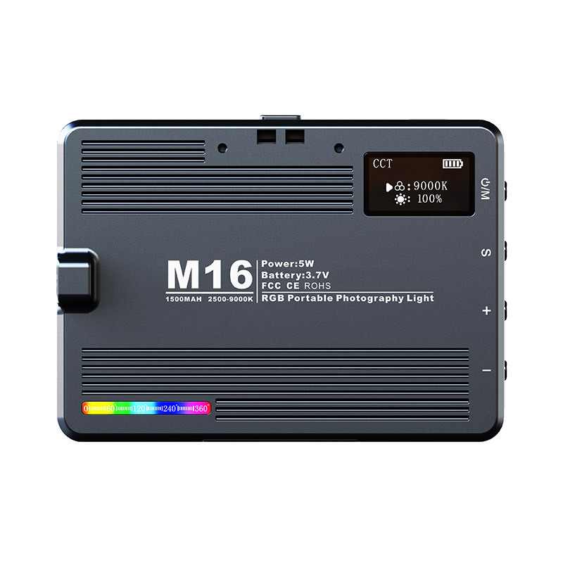 Luz de relleno RGB, luz de relleno en vivo para teléfono móvil, luz de bolsillo portátil, luz de relleno LED a todo color, mesa de luz de relleno para uso en vivo