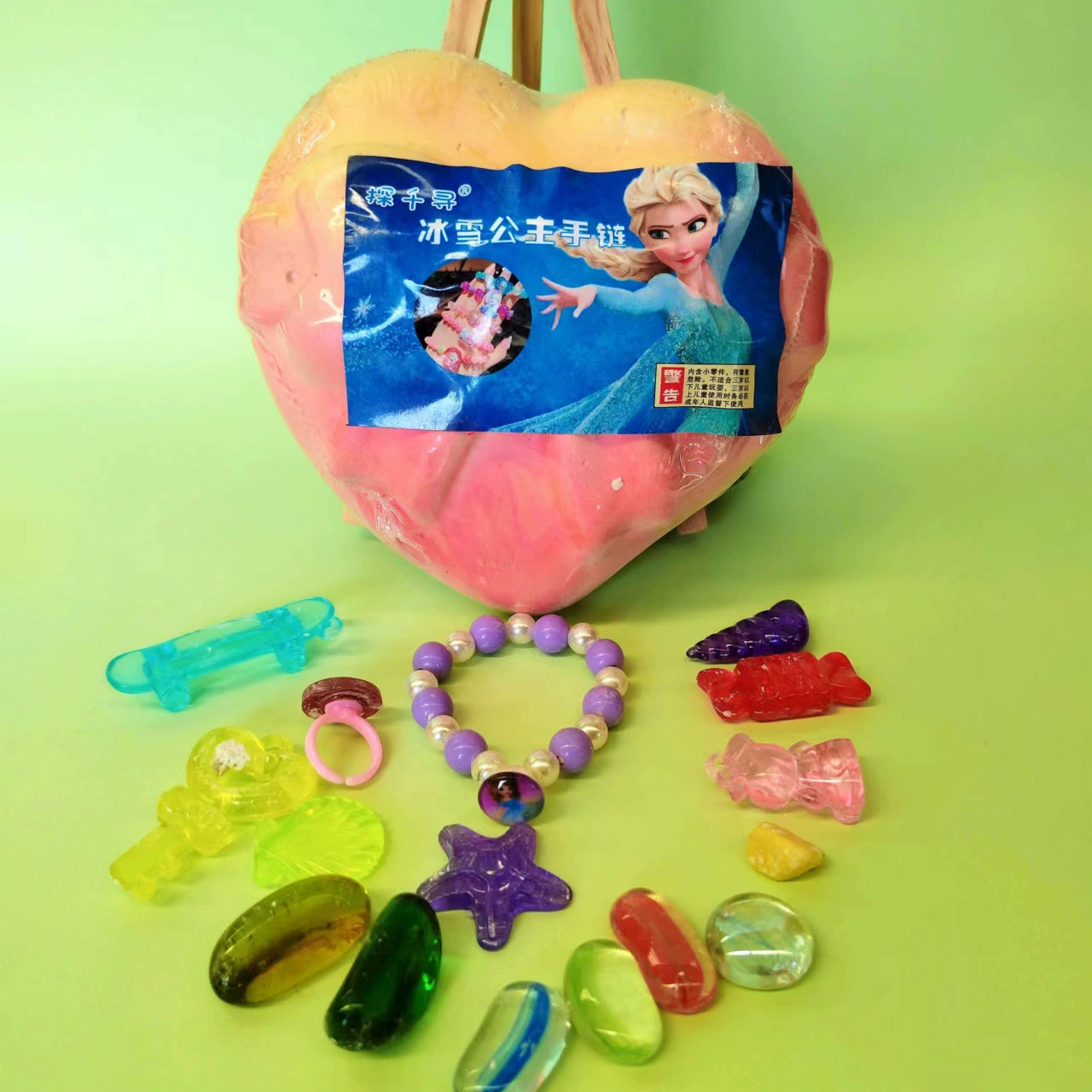 Archeological toy, mermaid, with gem