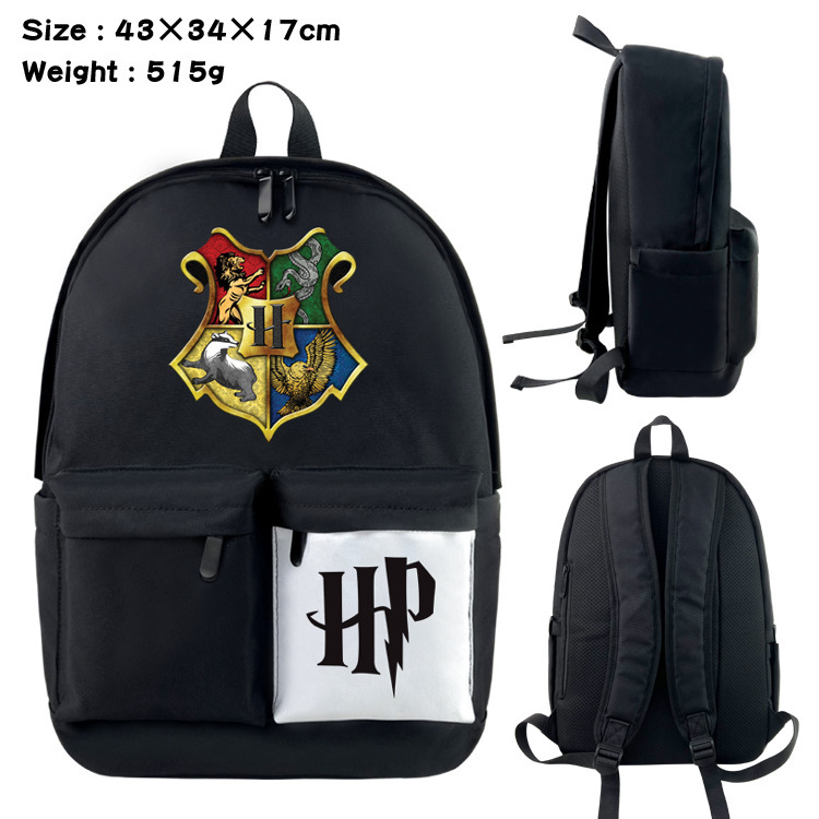 Harry Potter Film and Television surrounding backpack boys and girls student schoolbag animation outdoor travel bag computer bag Harry Potter Film and Television surrounding backpack boys and girls student schoolbag animation outdoor travel bag computer bag