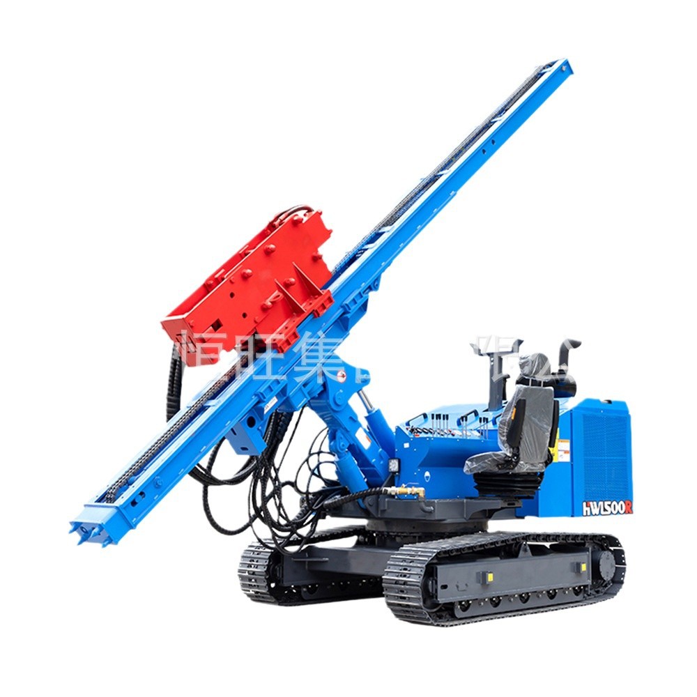 Panel fotovoltaico rural máquina de pilotes de tierra equipo de pilotes de clavos de tierra pequeña máquina de perforación de tornillo de tierra máquina de pilotes de tornillo