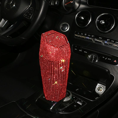 Car storage bag/box car storage bucket car - trash-red-diamond