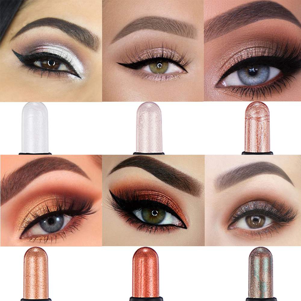 ENGBO Foreign Trade Double-tipped eyeshadow Pen Amazon Best-selling Eyeshadow Pen Set Long-lasting pearlescent Cross-border Eyeshadow undefined