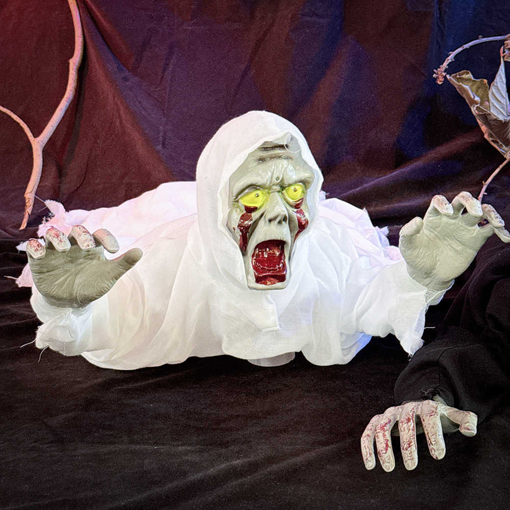 Halloween transfronterizo, habitación fantasma colgante, decoración de casa embrujada, fantasma trepador de terror, control de voz eléctrico, juguete divertido y complicado