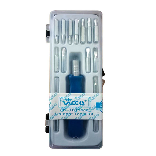 Household small screwdriver and screwdriver combination set Multifunctional 16IN1 square box combination screwdriver set
