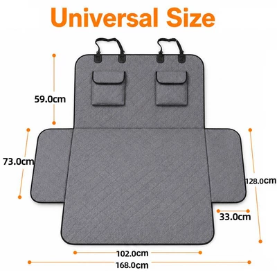 Amazon trunk Car Pet Mat universal car trunk mat cloth anti-dirty waterproof car dog cushion (Trunk Mat) - gray-10218959cm
