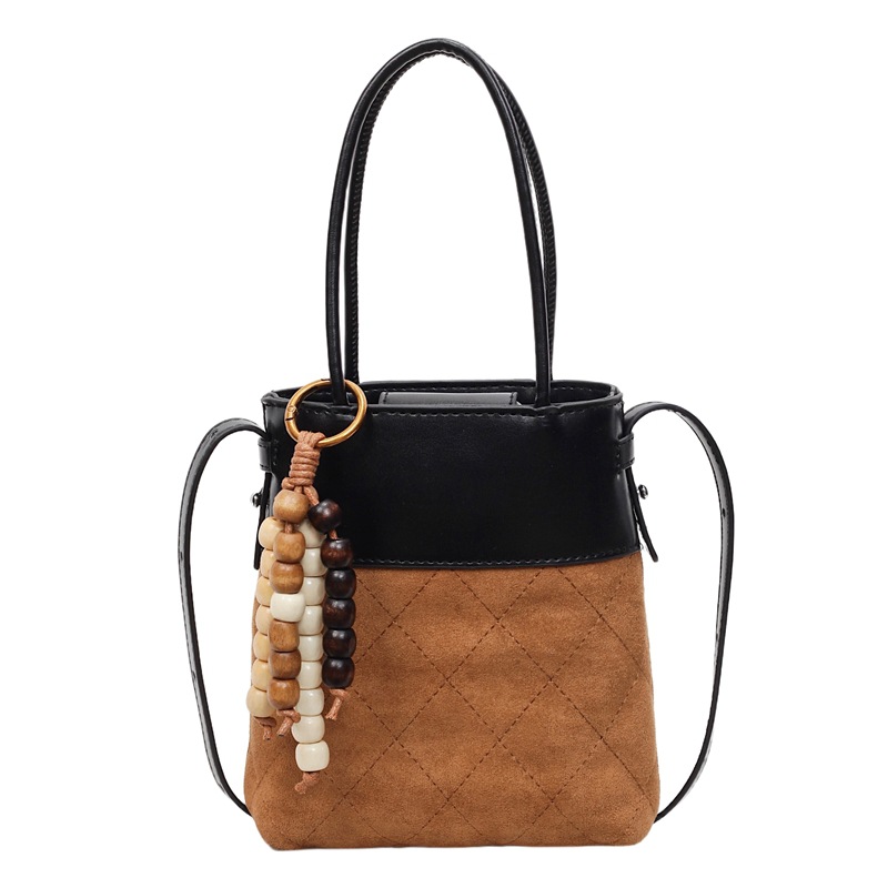 Bolsa de cubo de mano mate transfronteriza bolsa de teléfono móvil de gamuza mujeres otoño y invierno 2025 nuevo estilo de alta calidad bolso de hombro