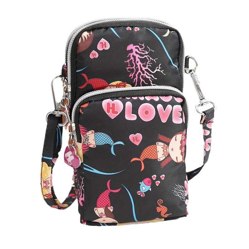 Fábrica directa para bolsos de teléfono móvil bolsos de mujer bolsos de pantalla grande bolsos de cambio bolsos de cuello bolsos de muñeca para correr mini vertical