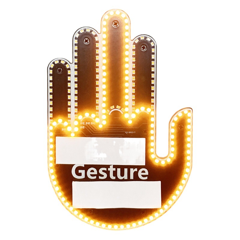 Venta directa de fábrica coche finge gesto luz coche luz interactiva palma luz gesto luz 4 control remoto clave