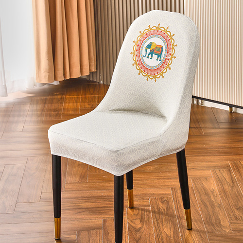 Premium Nordic Arc Chair Cover, Lightweight Luxury Minimalist Full Coverage Thick Four-Season Universal Chair Cover with Backrest, Home Chair Cushion