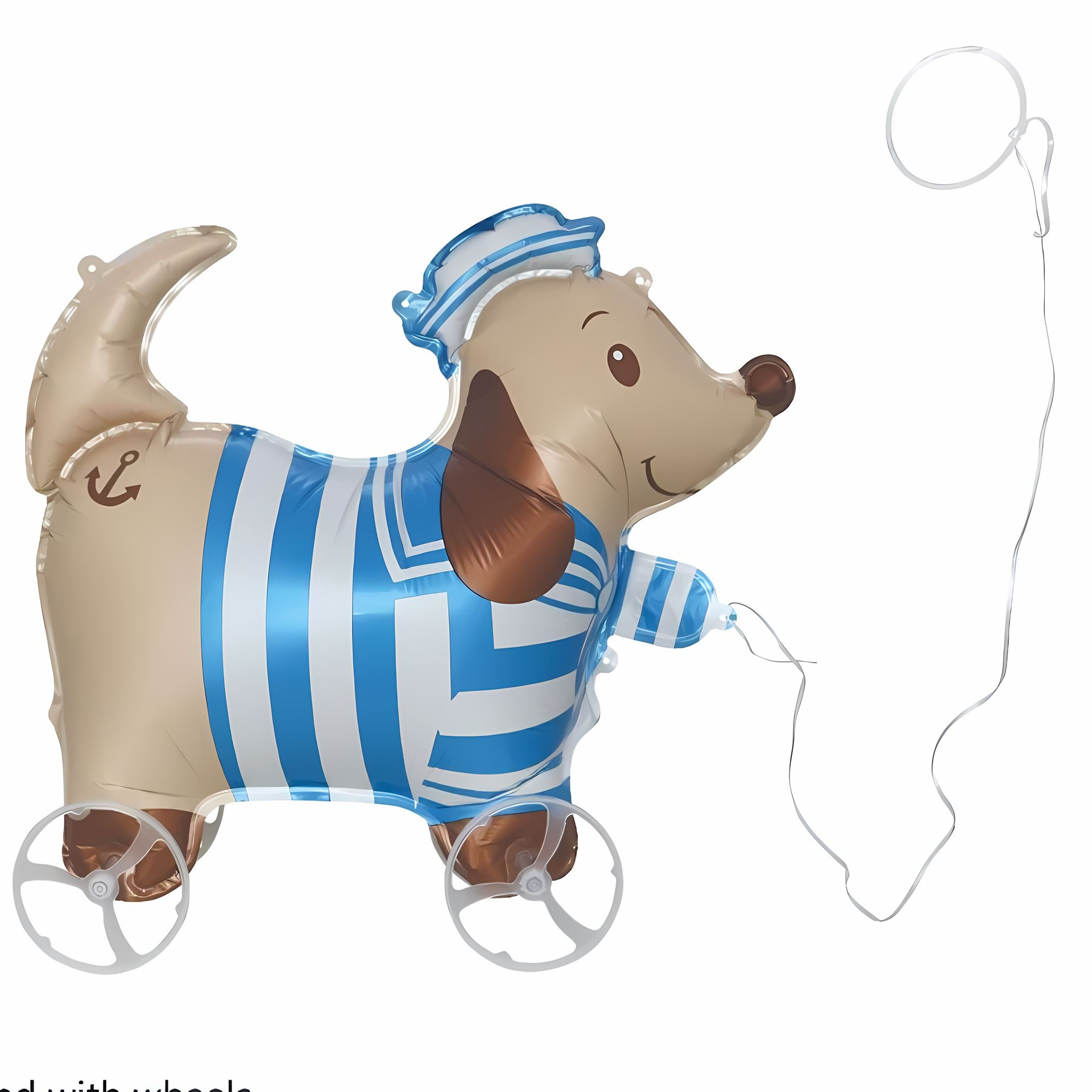 Cartoon en línea de pie con ruedas para caminar globo animal juguete infantil decoración de cumpleaños actividad de posada de regalos