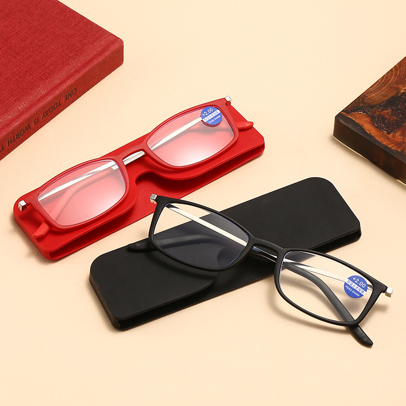 Reading Glasses That Can Be Attached to the Phone Case, a Holder That Won'T Get Lost, Can Be Placed in the Wallet and Attached to the Phone, Portable and Anti-Blue Light