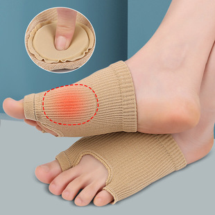 Cross-border Amazon new men's and women's Korean version of the front Palm invisible socks sports short tube compression socks double toe socks set