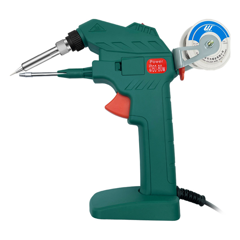 Pistola de Soldar Vertical 110V con Alimentación Automática — Kit Industrial
