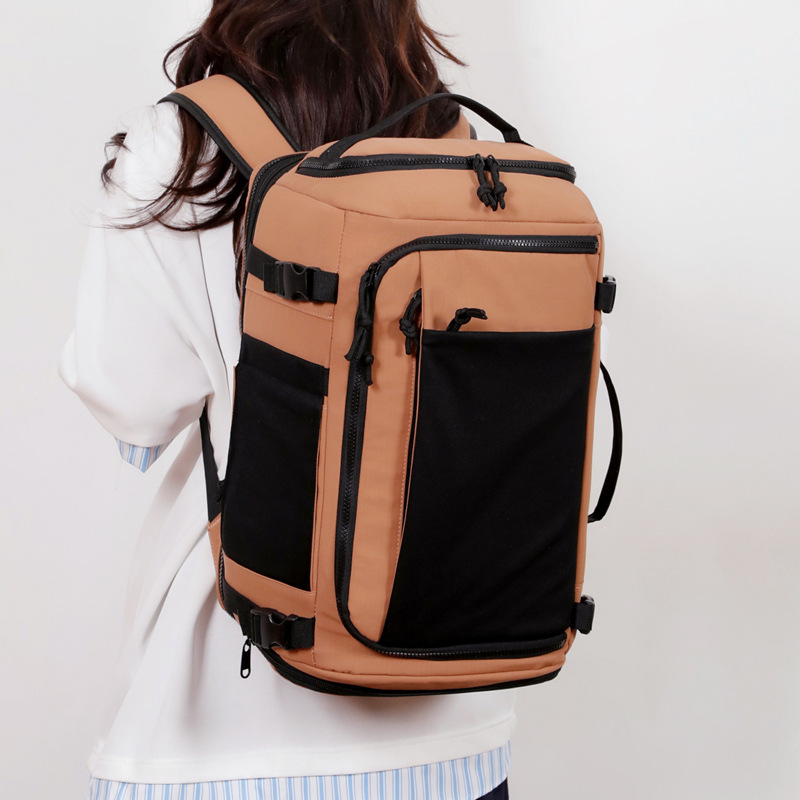 Mochila de viaje de gran capacidad nueva bolsa de senderismo de camping de almacén de zapatos independiente al aire libre bolsa de pesca portátil de separación húmeda y seca