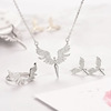Angel's Wing Titanium Steel Necklace Pendant Female Clavage Creative Wings Necklace INS Give Girlfriend Wife Gift-3010