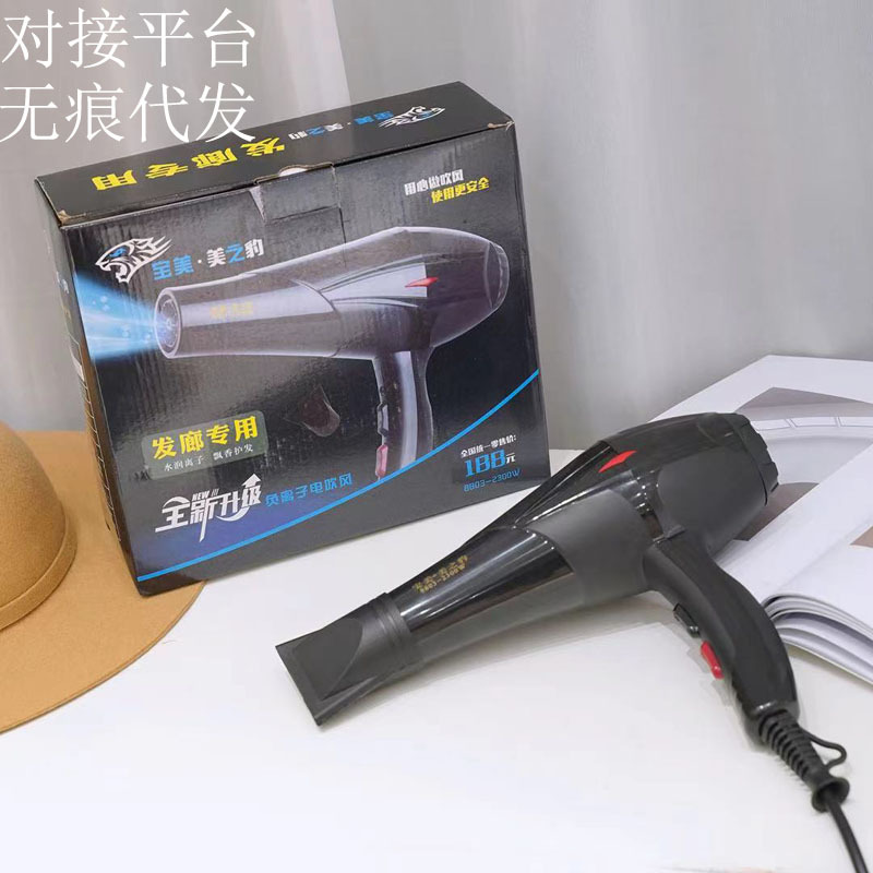 Beauty leopard hair dryer negative ion p...