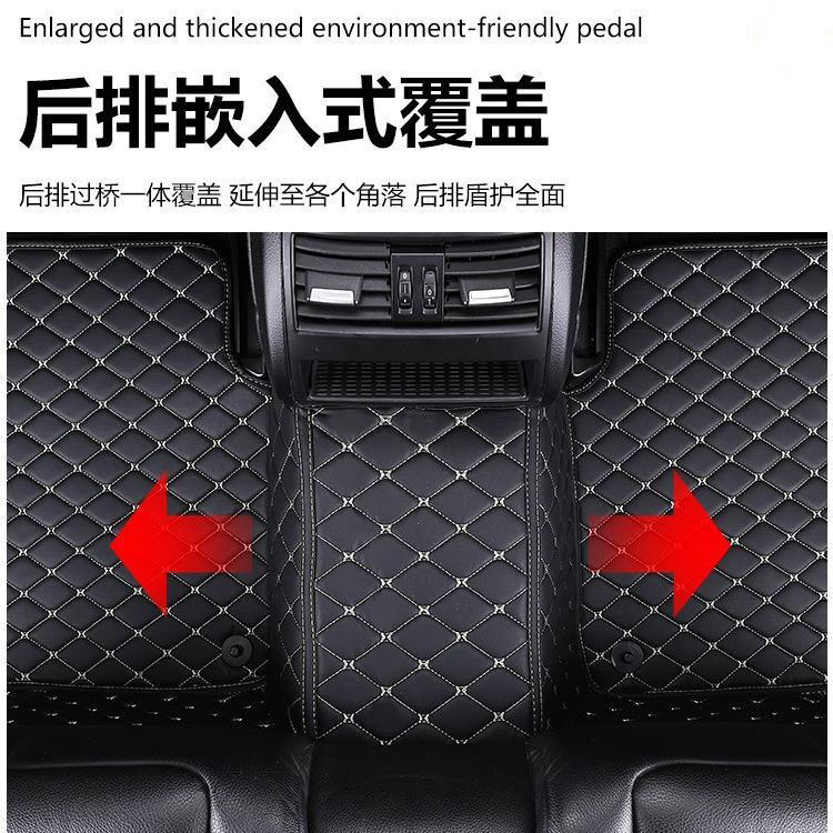 Left-hand drive car full-cover floor mats, custom-made wear-resistant leather floor mats, right-hand drive full-cover floor mats for any car model