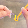 Children's disposable rubber band deprivation artifact candy color hair rope disassembly tool Portable without hurting lazy demolition device