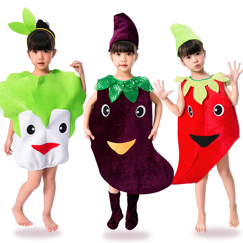 Fruit Clothing, Kidsren's New Year's Day Family Catwalk Performance Clothing, Kindergarten Vegetable Performance Clothing, Adult Style Clothing Fruit Clothing, Kidsren's New Year's Day Family Catwalk Performance Clothing, Kindergarten Vegetable Performance Clothing, Adult Style Clothing