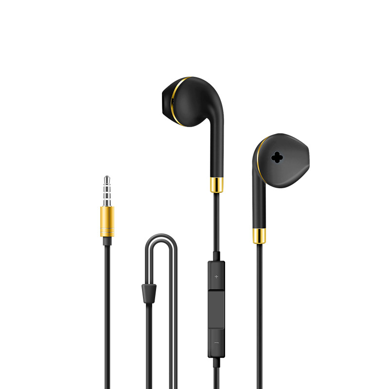 力拓A07入耳式3.5mm重低音耳塞安卓智能线控通话带麦耳机批发