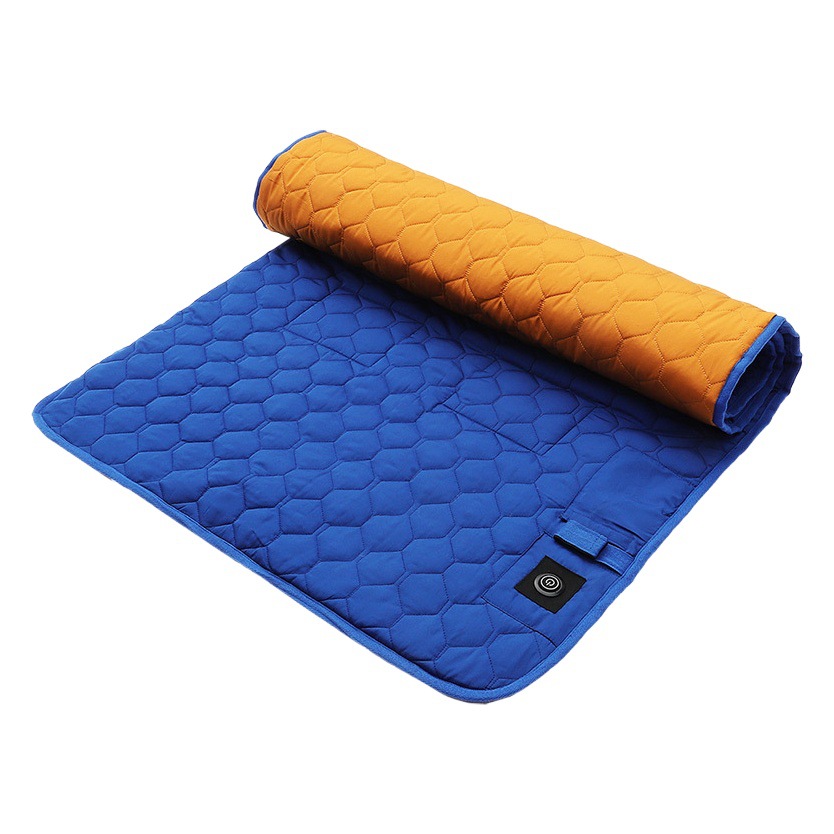 Invierno nuevos deportes calefacción al aire libre recargable saco de dormir estera caliente inteligente de tres Control De siete zonas a prueba de frío estera de yoga transfronteriza