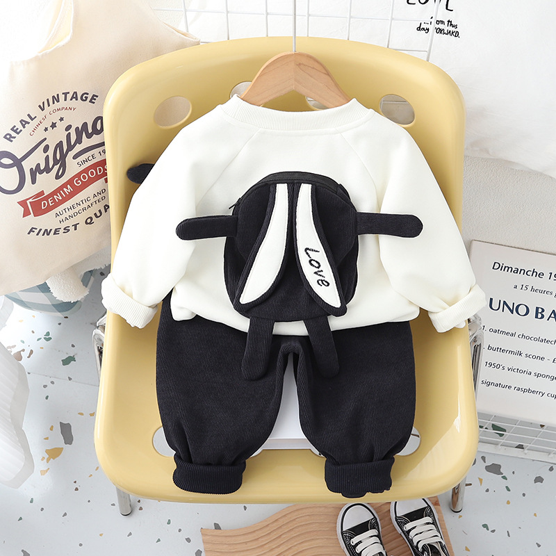 Vauvan asu pojille tytöille 2024 uuden tyylin lasten kevät ja tyylikkäät päällysvaatteet syksyn urheilu kaksiosainen setti_voghion.com