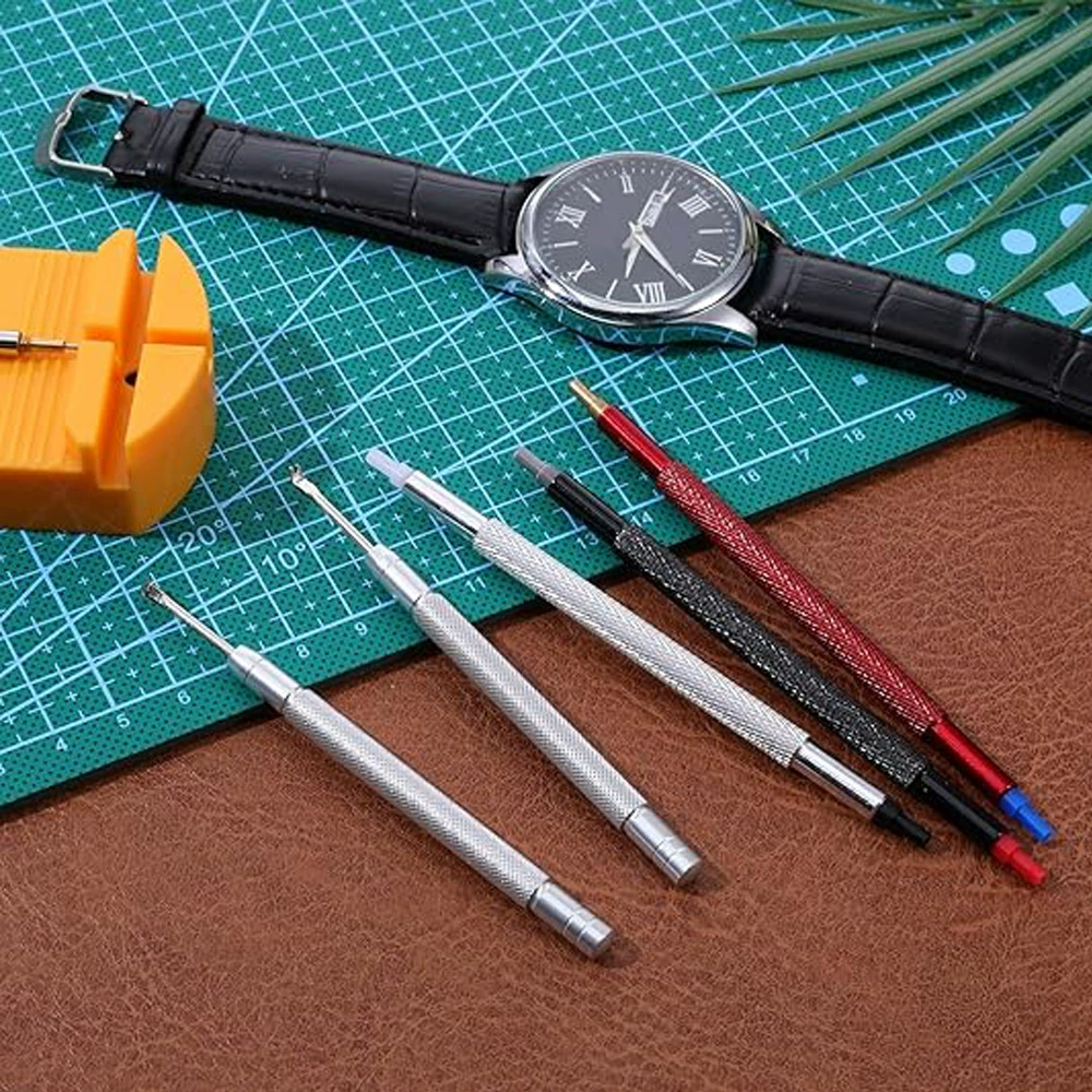 5 шт. набор инструментов для ремонта стрелок часов из нержавеющей стали, набор для установки стрелок часов, толкатель/пресс-брод