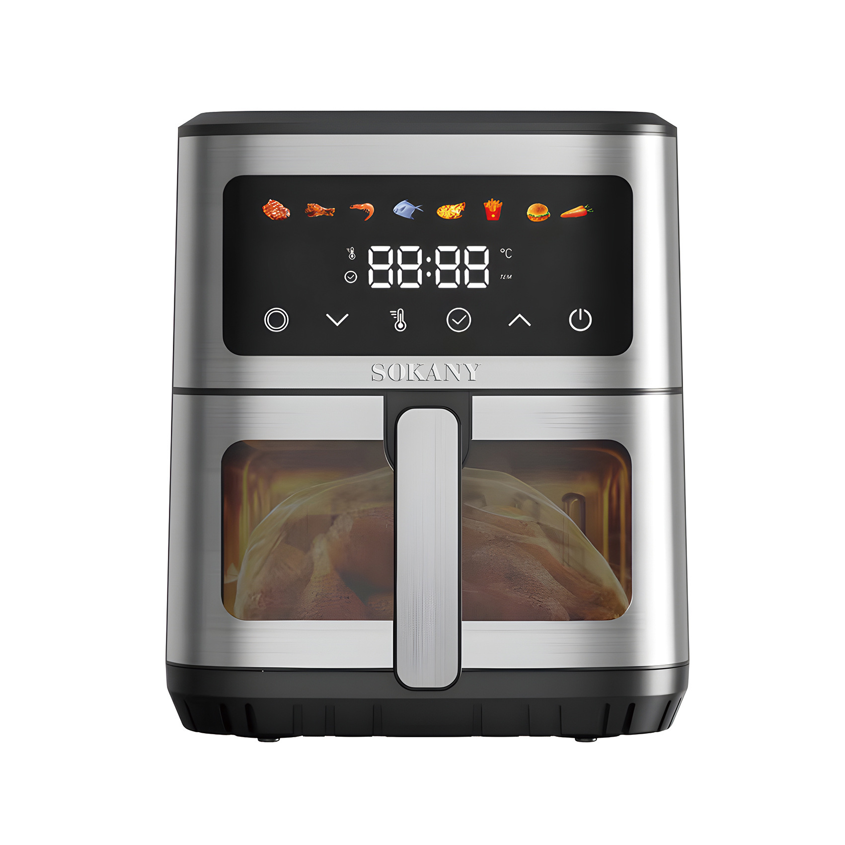 10106 Cross-Border Air Fryer Large Capacity Multifunctional Smart Home Visual Electric Fryer 8.5L Sokany