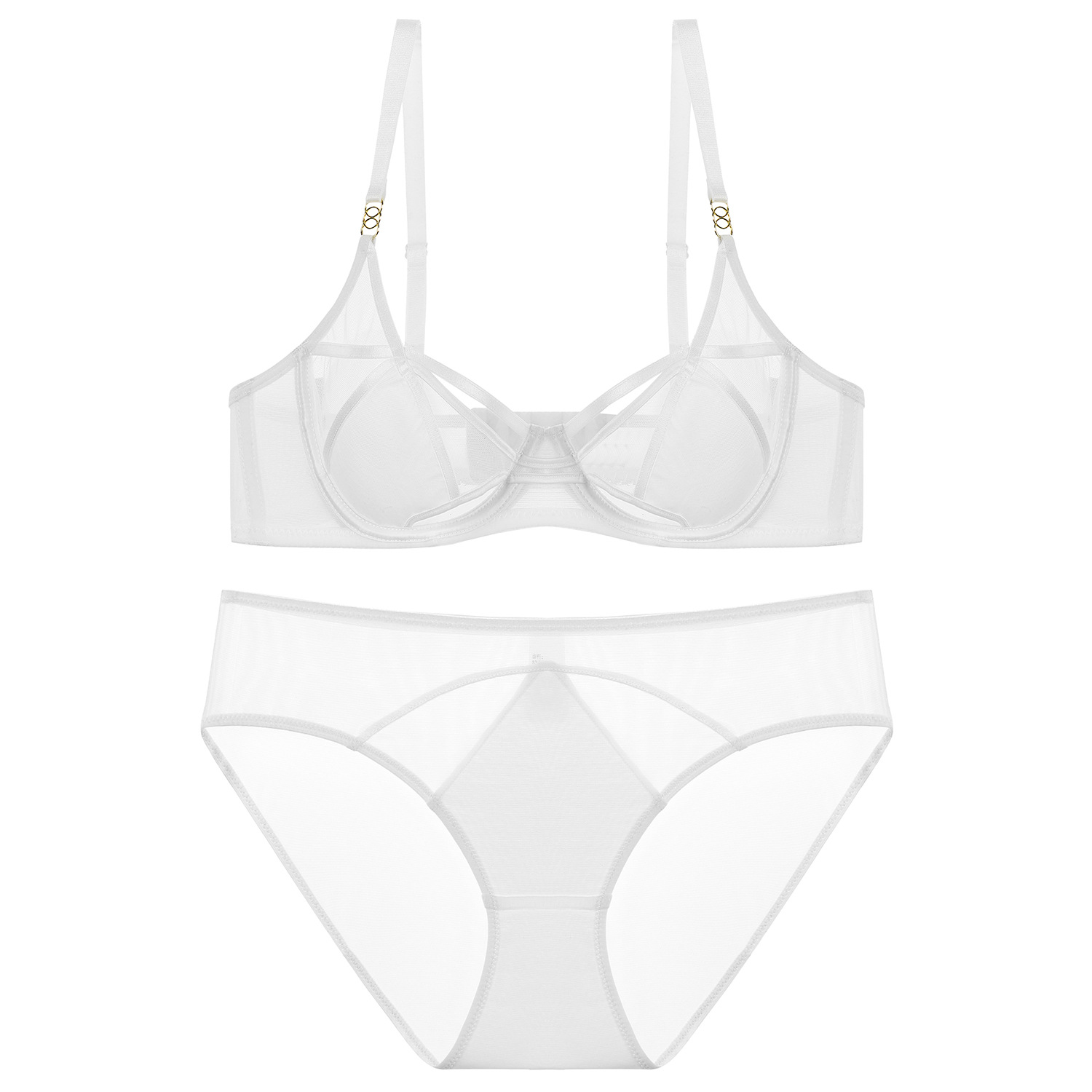 Traje de ropa interior sexy pura francesa, pechos pequeños de mujer reunidos, gran soporte superior, anti-caída, sujetador fino transpirable