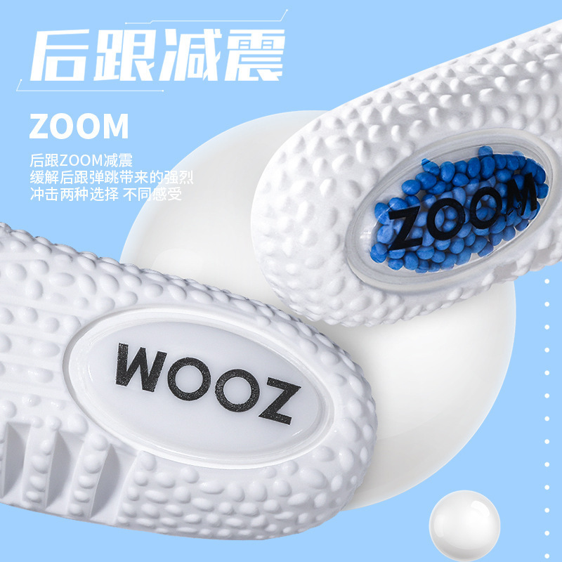 Boost plantilla personalizada etiquetada para hombres alta elasticidad amortiguador transpirable absorción de sudor suave estación larga ultra suave cojín de aire zoom deporte